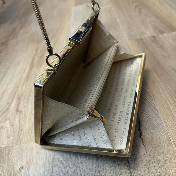 Kate Spade Madison Ave. Collection Emanuelle Gold Metal Mirror Clutch - Picture 7 of 16